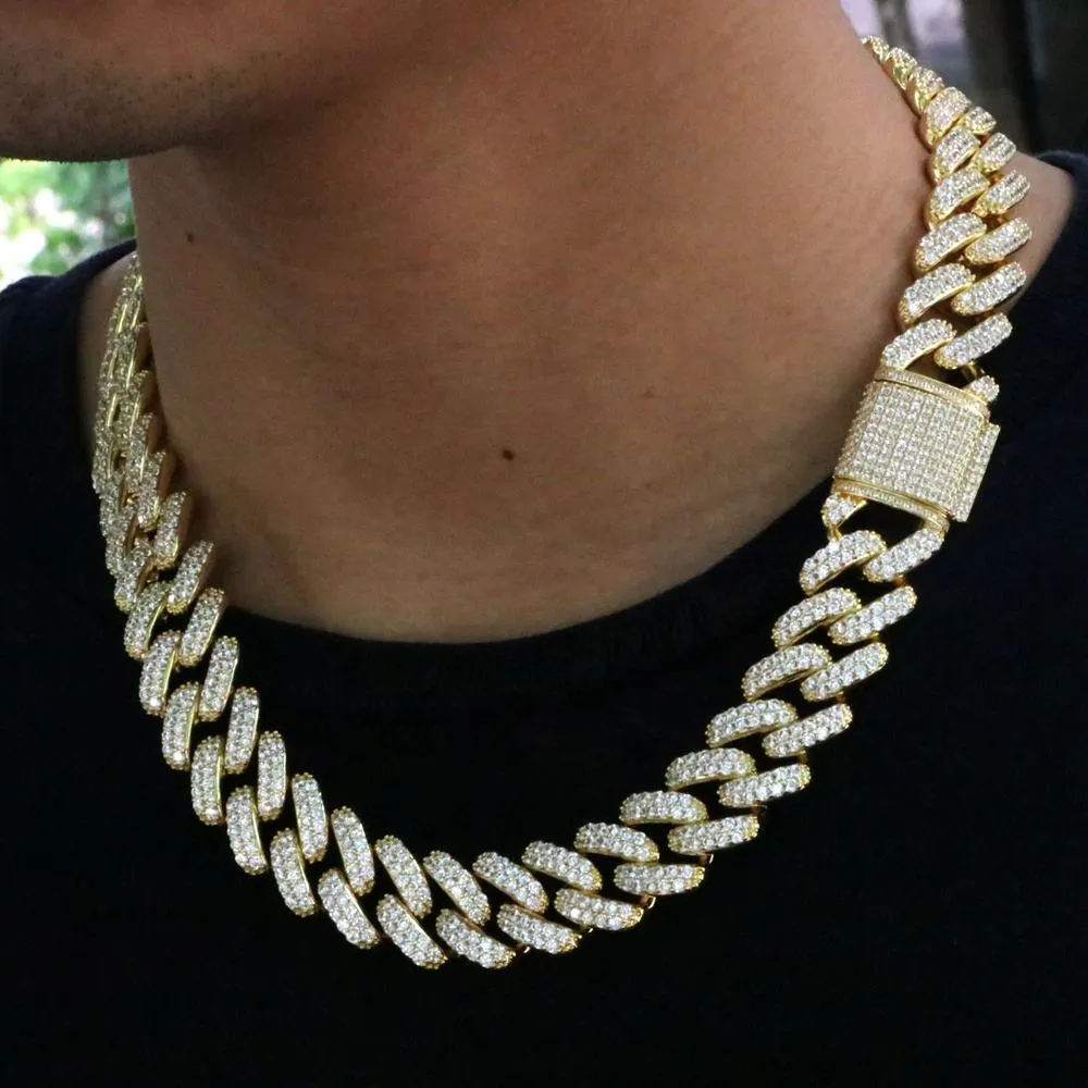 25mm Iced Out Cuban Chain