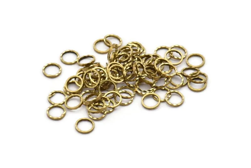 200-Pack, 6mm Diameter, Raw Brass Circle Blanks, 0.85mm Thick, High Quality - N0543 for Crafting and Jewelry Making