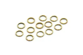 200-Pack, 6mm Diameter, Raw Brass Circle Blanks, 0.85mm Thick, High Quality - N0543 for Crafting and Jewelry Making