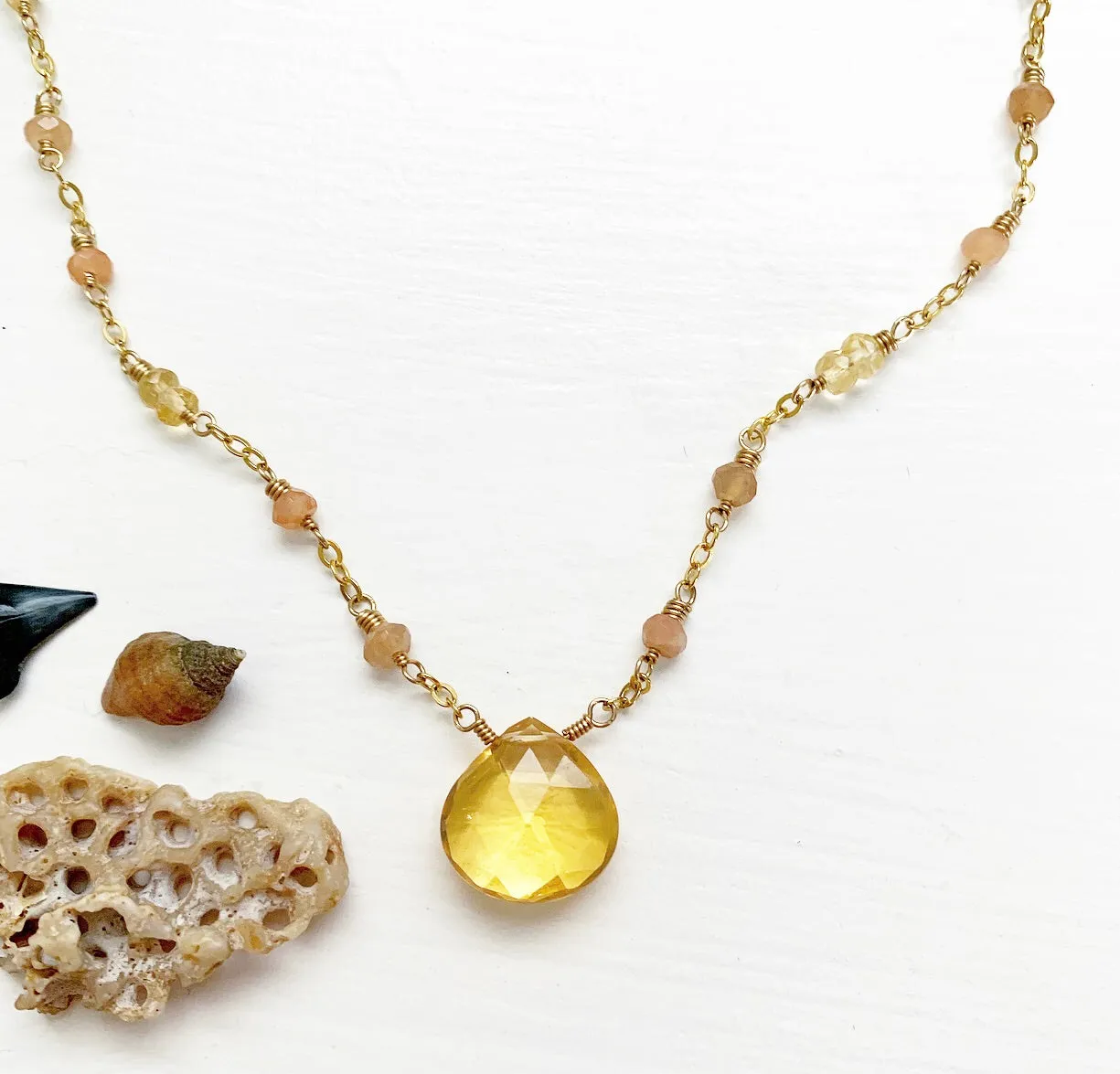 834-Gemstone Layering Necklace