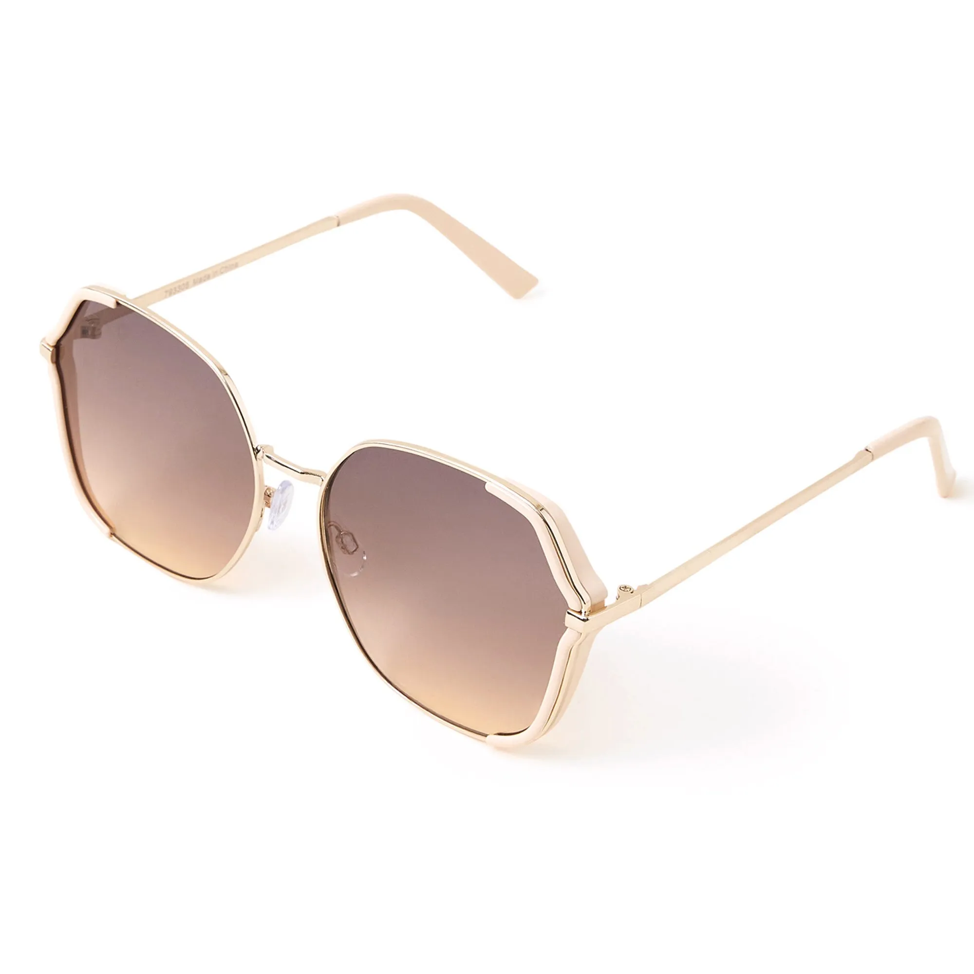 Accessorize London Women's Cadillac Metal Frame Sunglasses