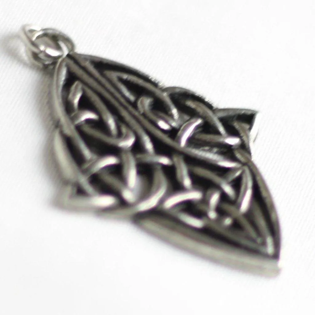 Asgard Knotwork Diamond Celtic Pendant