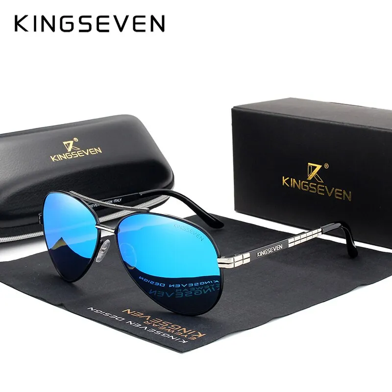 Ashore Shop New Design Aviation Alloy Frame HD Polarized Sunglasses For Men UV400 Protection