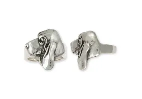 Basset Hound Ring Jewelry Sterling Silver Handmade Dog Ring BAS7-R