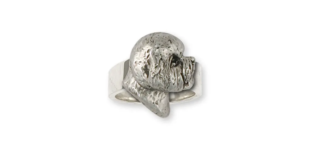 Bichon Frise Ring Jewelry Sterling Silver Handmade Dog Ring BF23-R