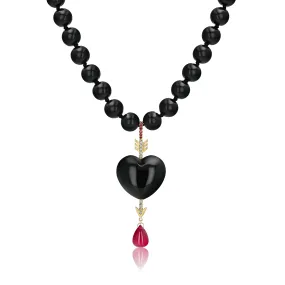 Black Heart Necklace