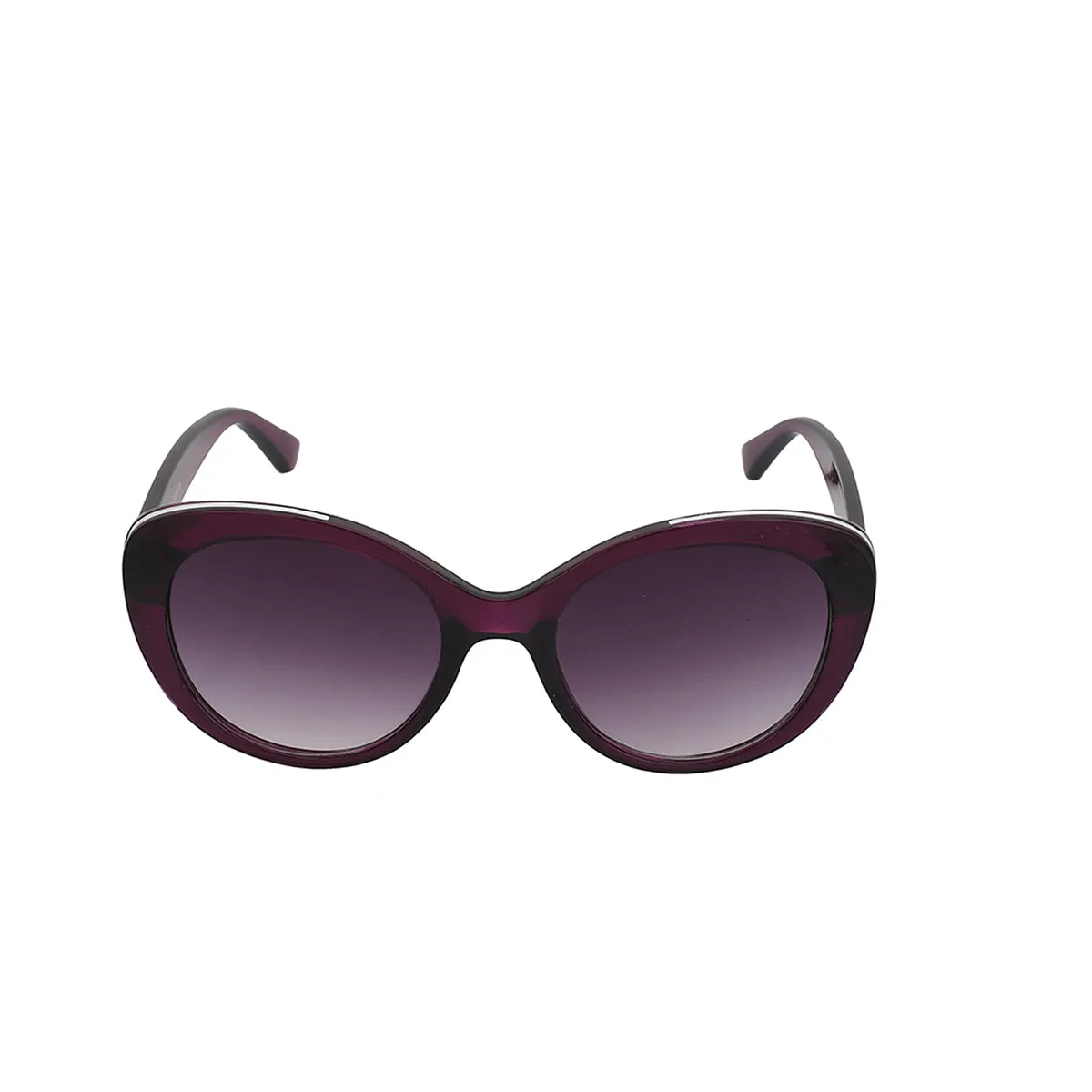 Carlton London Purple & White Toned Uv Protected Cateye Sunglasses For Women