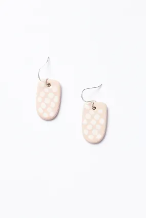 Cece Ceramic Earrings in Pink