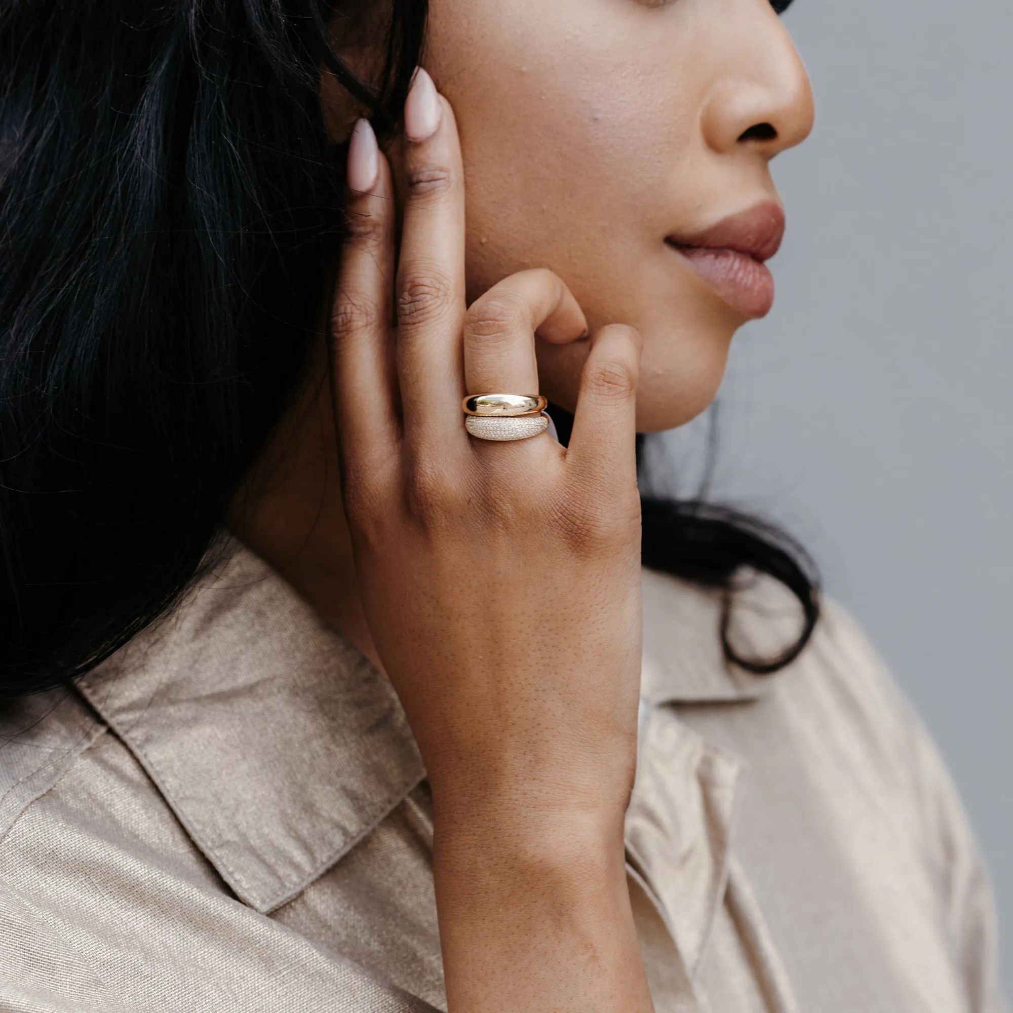 Classic Pave Dome Ring