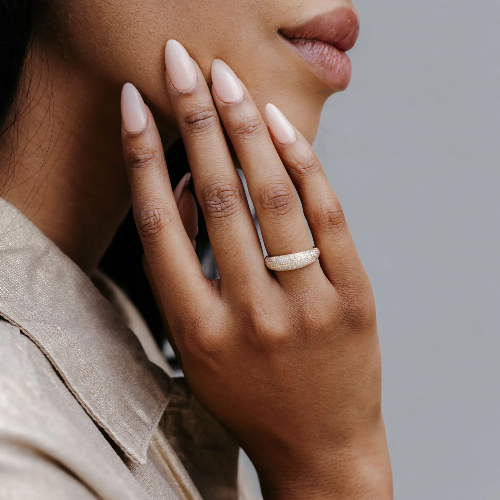 Classic Pave Dome Ring