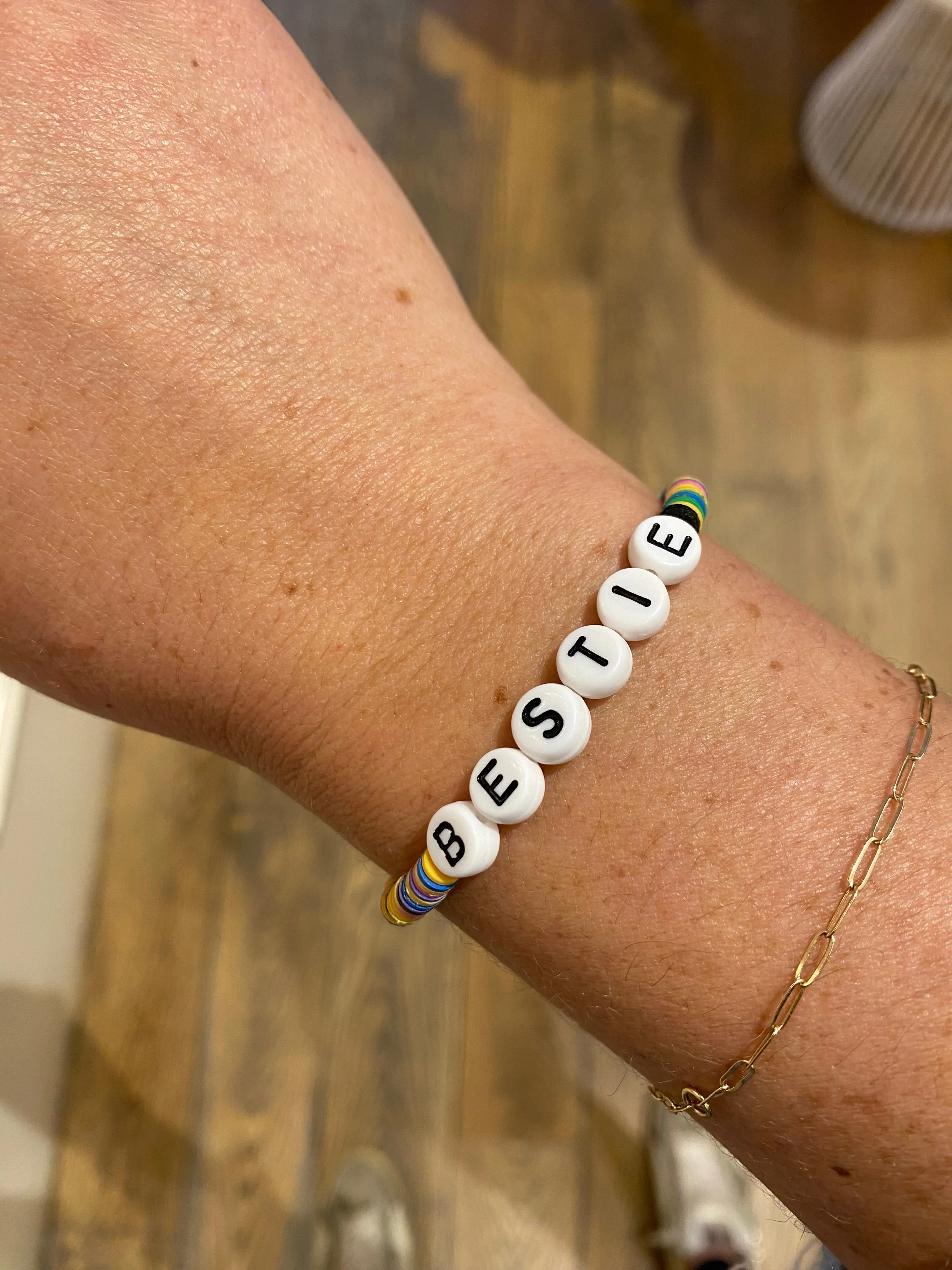 Cristina V Words bracelets