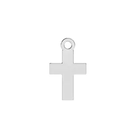 Cross Charm | Sterling Silver