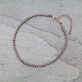 Dainty NAVAJO CHOKER    COPPER