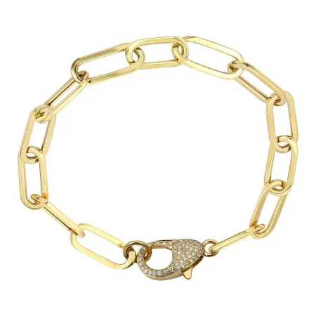 Diamond Lobster Clasp Bracelet