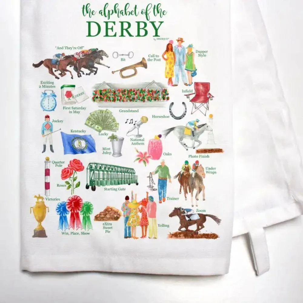 Dishique Derby Alphabet Bar Towel