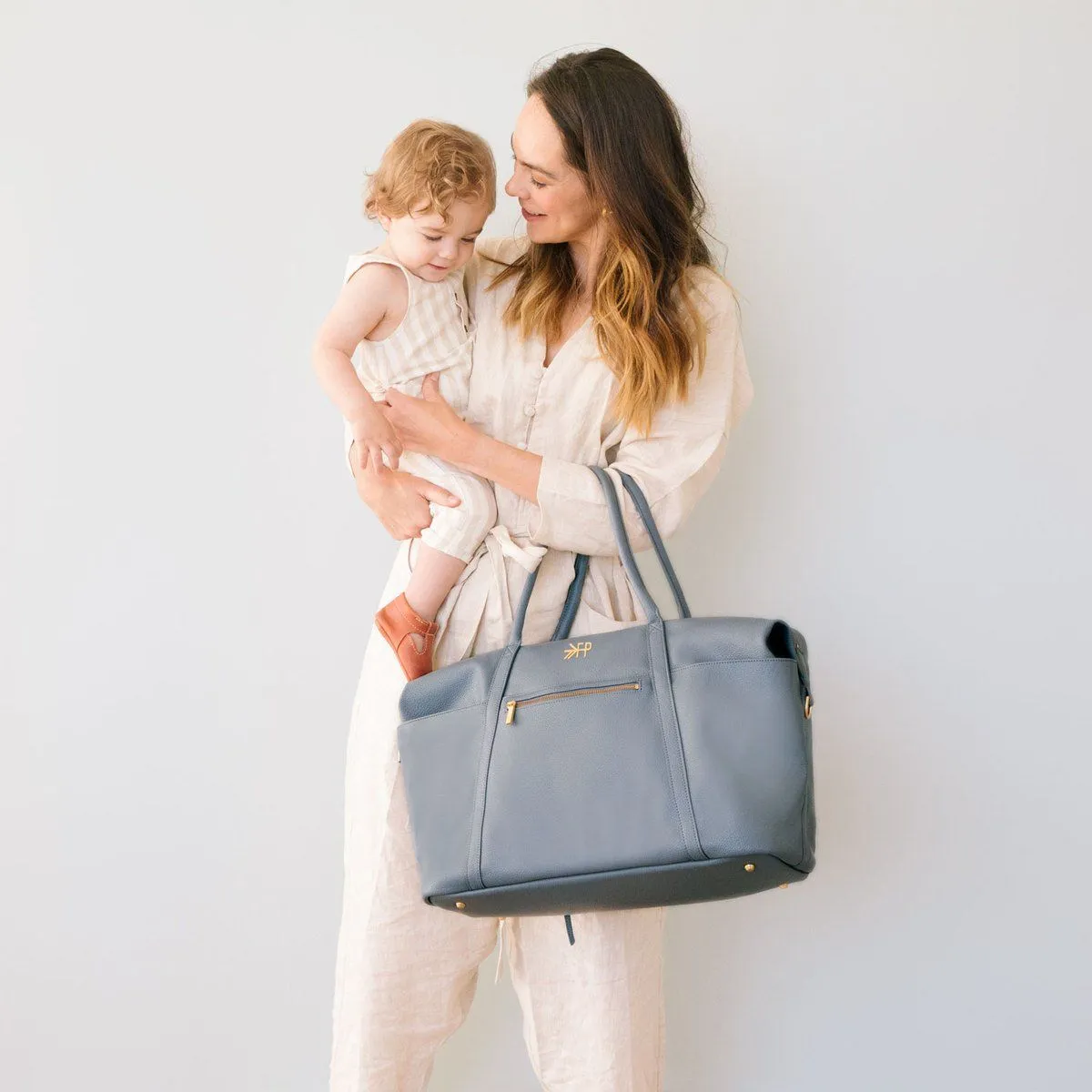 Dusty Blue Classic Weekender