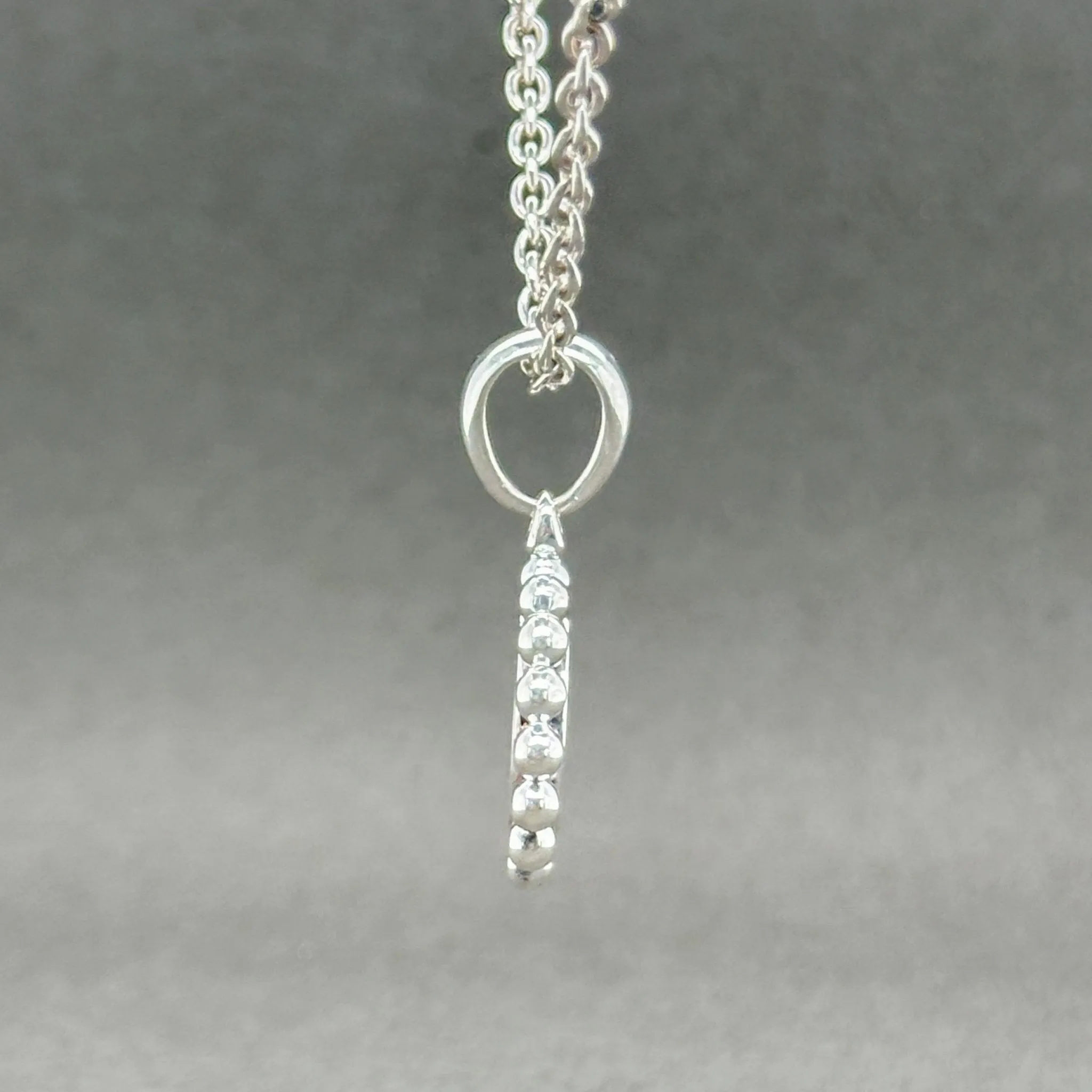 Estate Lagos SS 0.42ctw G-H/SI1 Diamond Caviar Spark Pendant