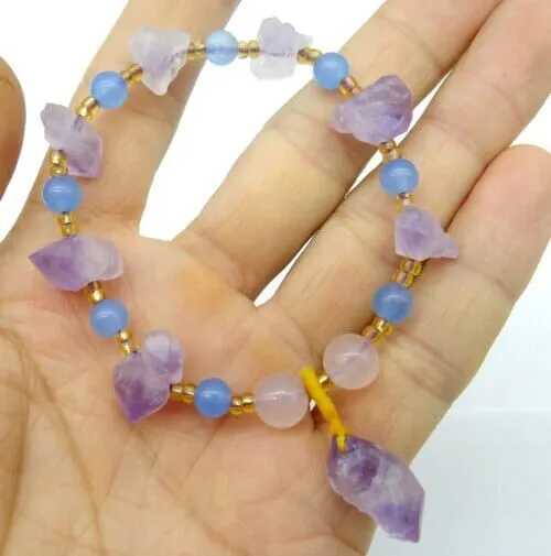 Irregular Amethyst Cute Bracelet