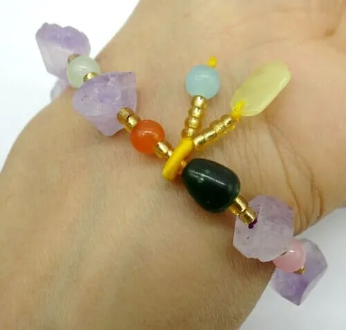 Irregular Amethyst Cute Bracelet