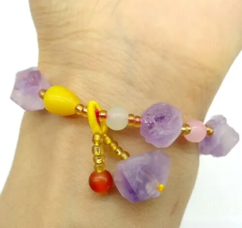 Irregular Amethyst Cute Bracelet