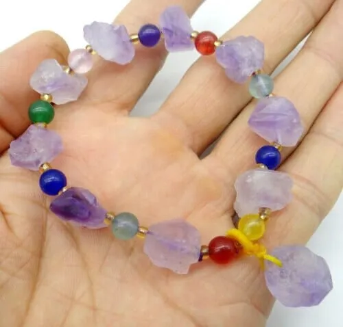 Irregular Amethyst Cute Bracelet