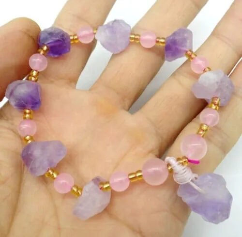 Irregular Amethyst Cute Bracelet