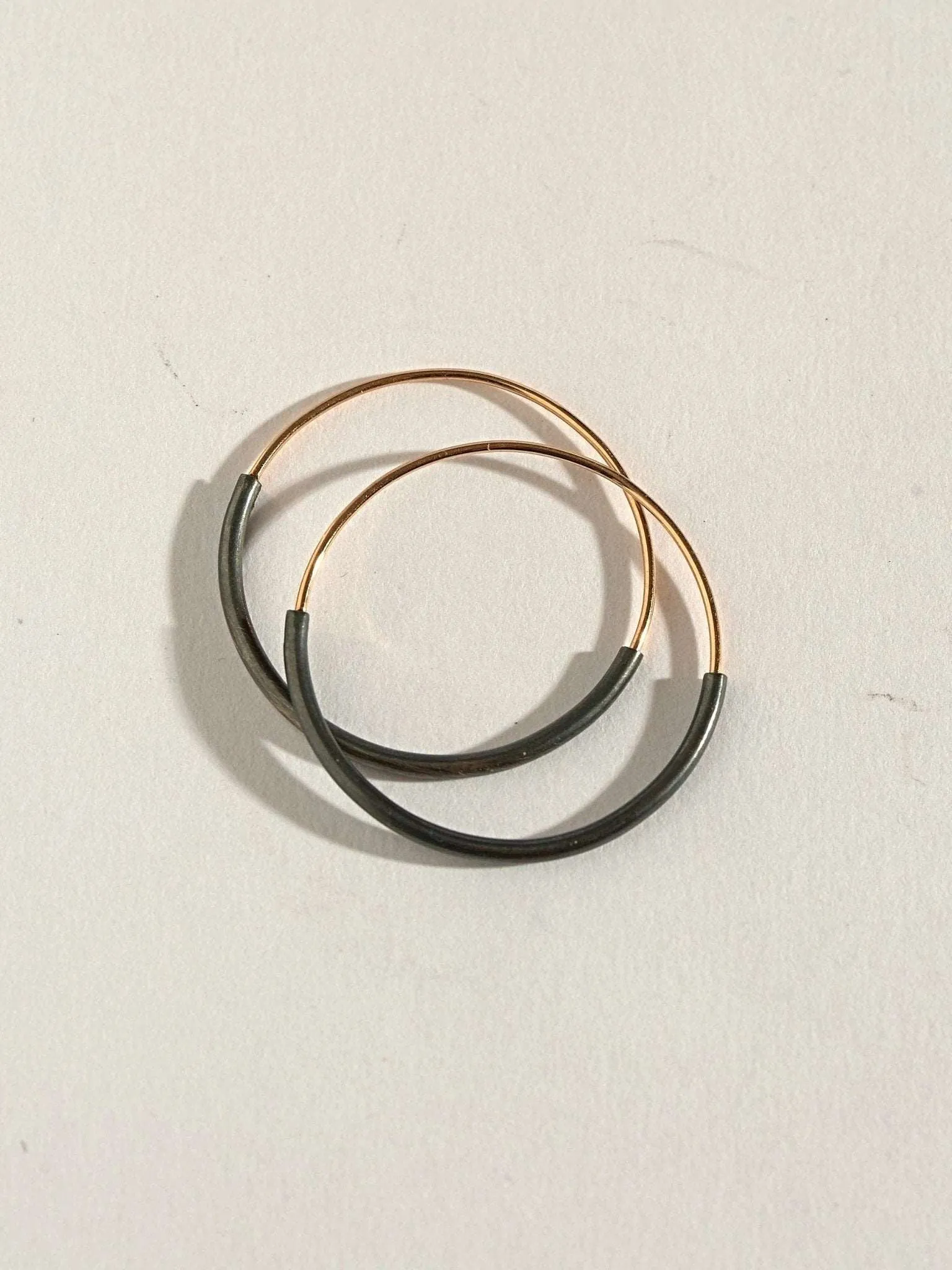 Kim 14K Gold Huggie Hoop Earrings