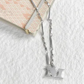 Letter Necklace (M) - Silver