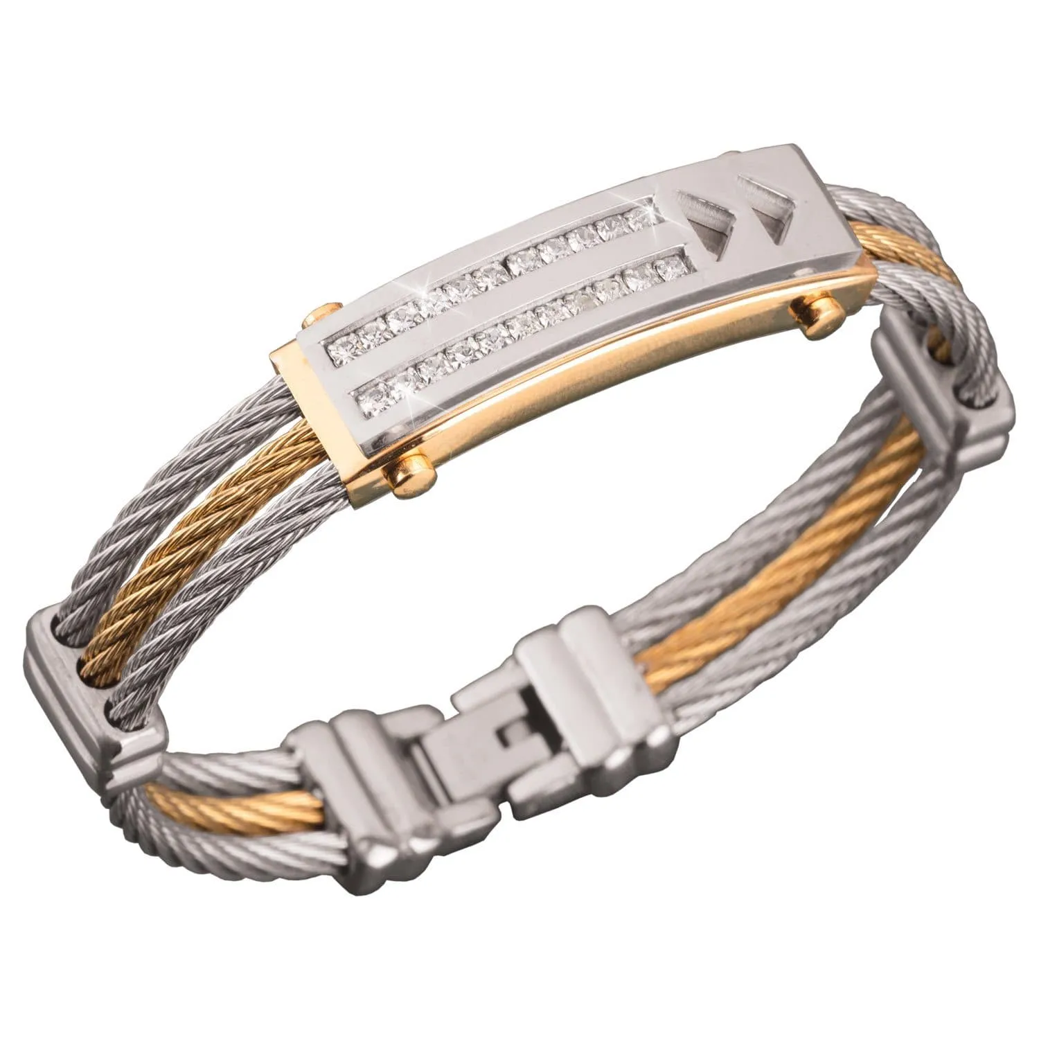 Lincoln Two-Tone Bracelet