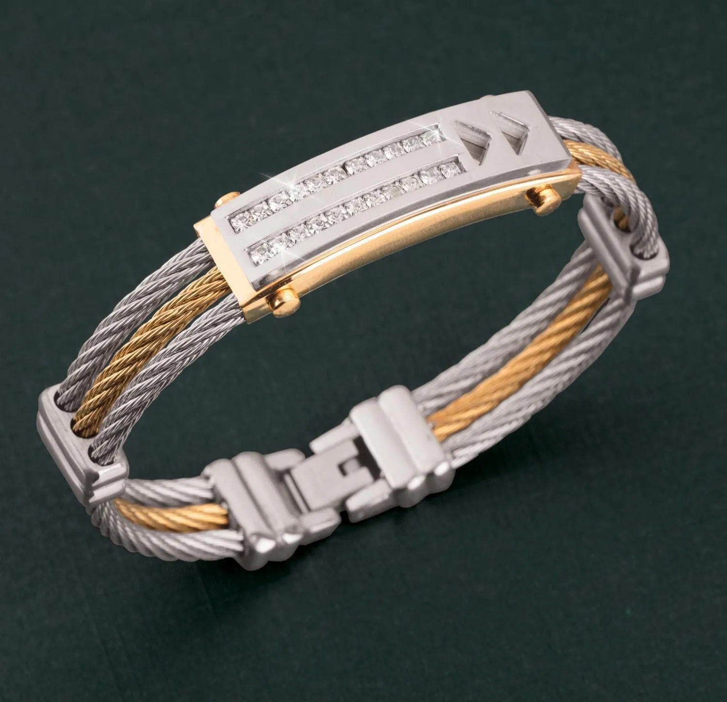 Lincoln Two-Tone Bracelet