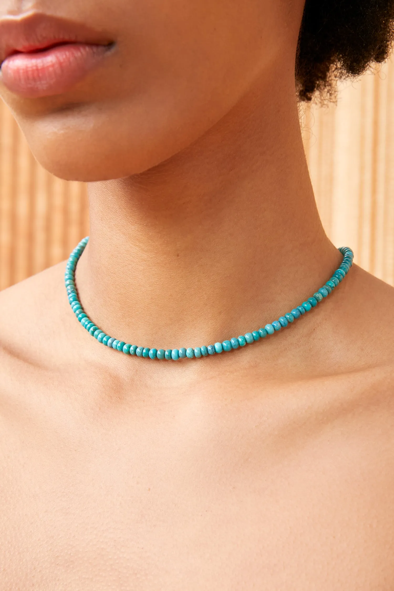 Mini Shell Choker - Turquoise