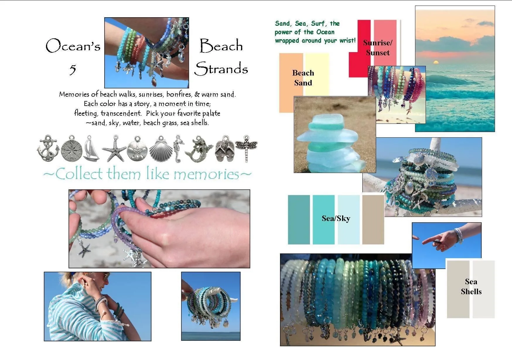 Ocean's 5 Beach Strand Bangles