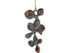 Patina Three Flower Ear Rings