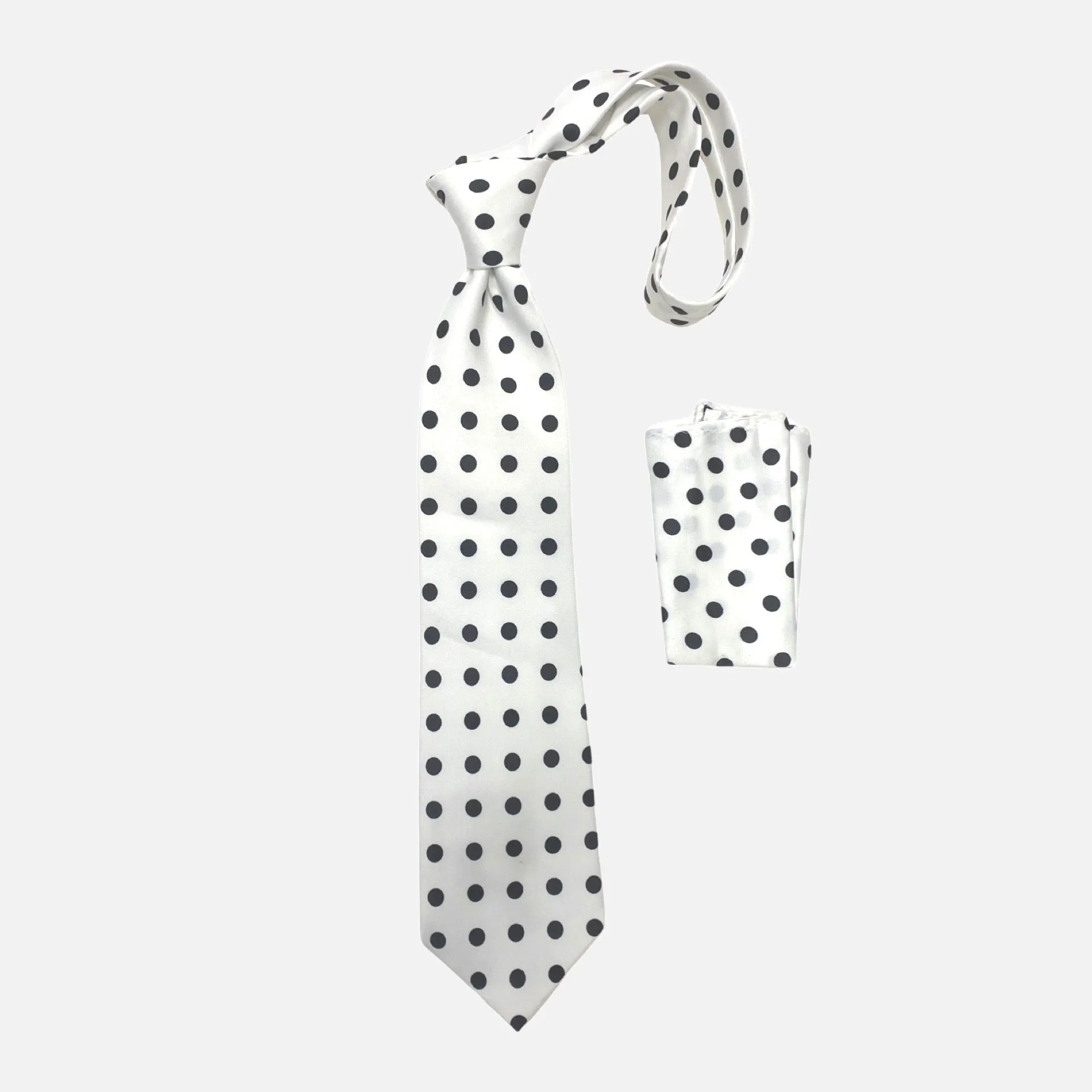 Polka Dot Tie and Hanky Set