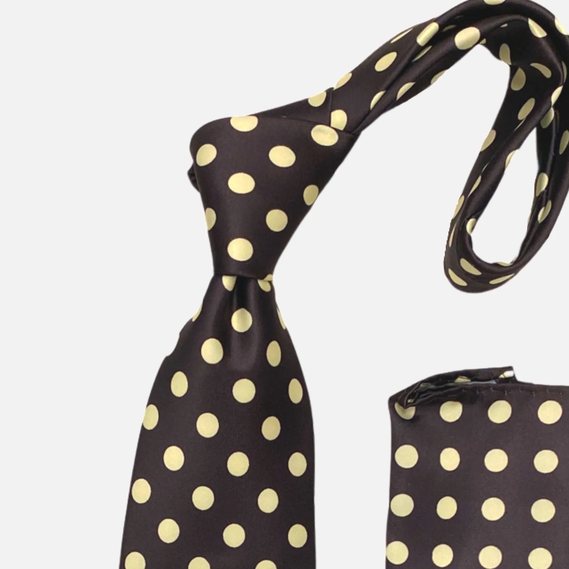 Polka Dot Tie and Hanky Set