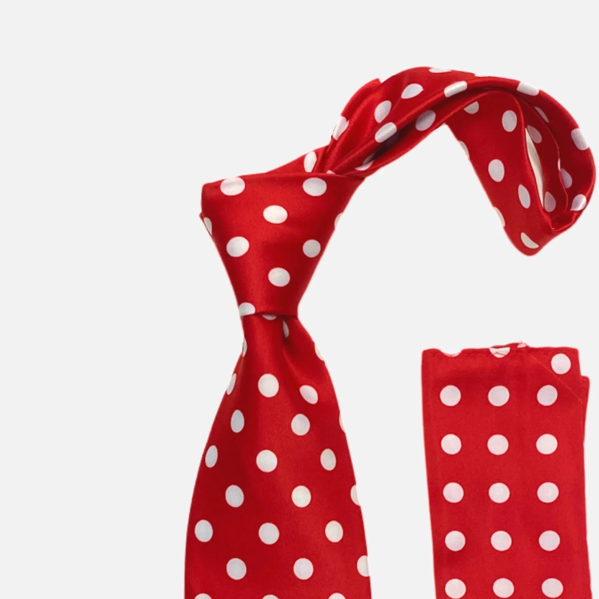 Polka Dot Tie and Hanky Set