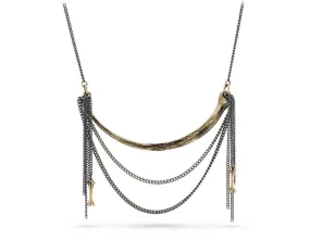 Python Rib Necklace - Bronze