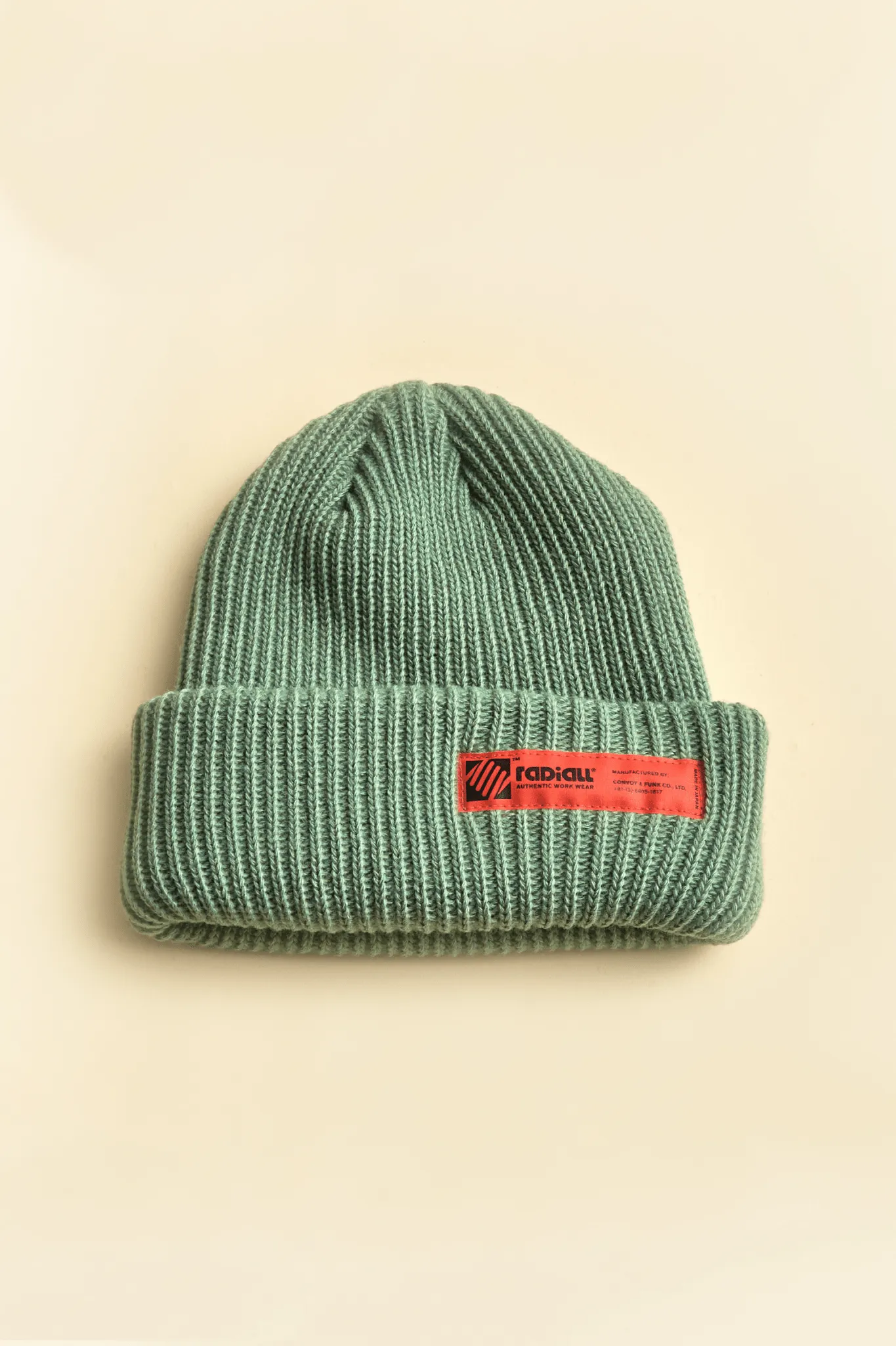 Radiall Coil Tag Watch Cap - Sage Green