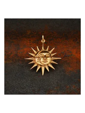 Radiant Sun & Moon Necklace