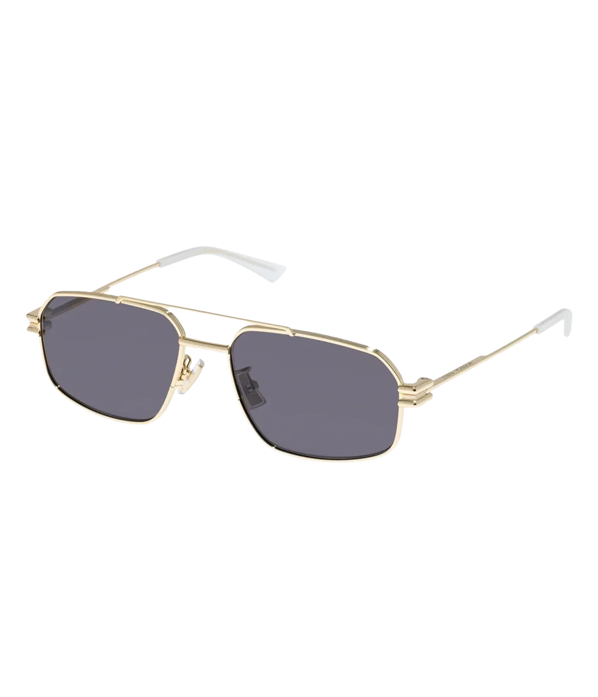 Rectangle Wire Sunglasses in Gold