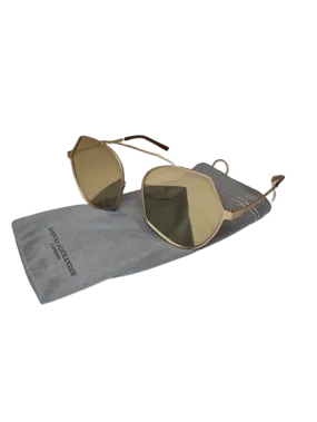 sienna alexander london Metallic Belgravia Sunglasses One Size