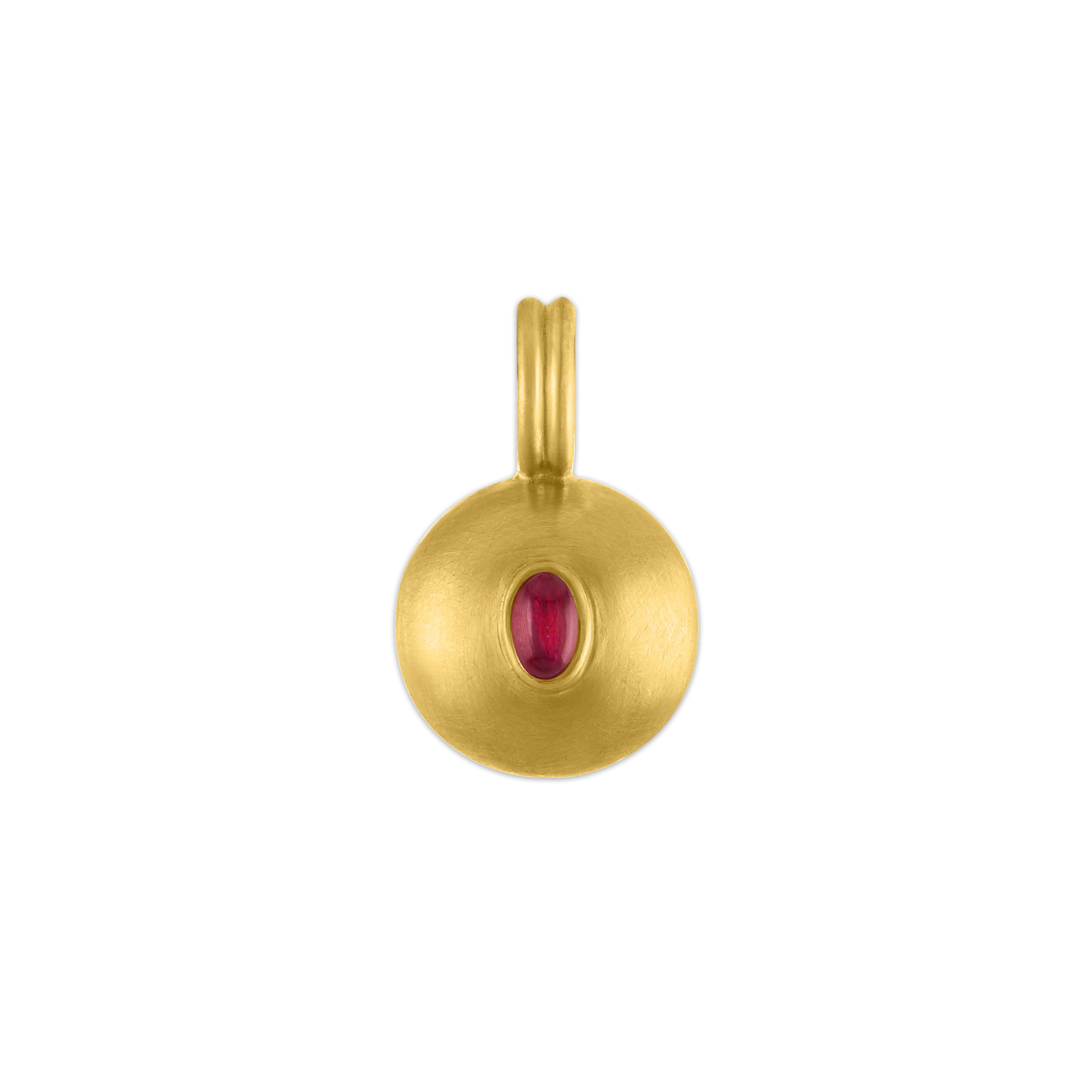 Small Ruby Bulla Pendant