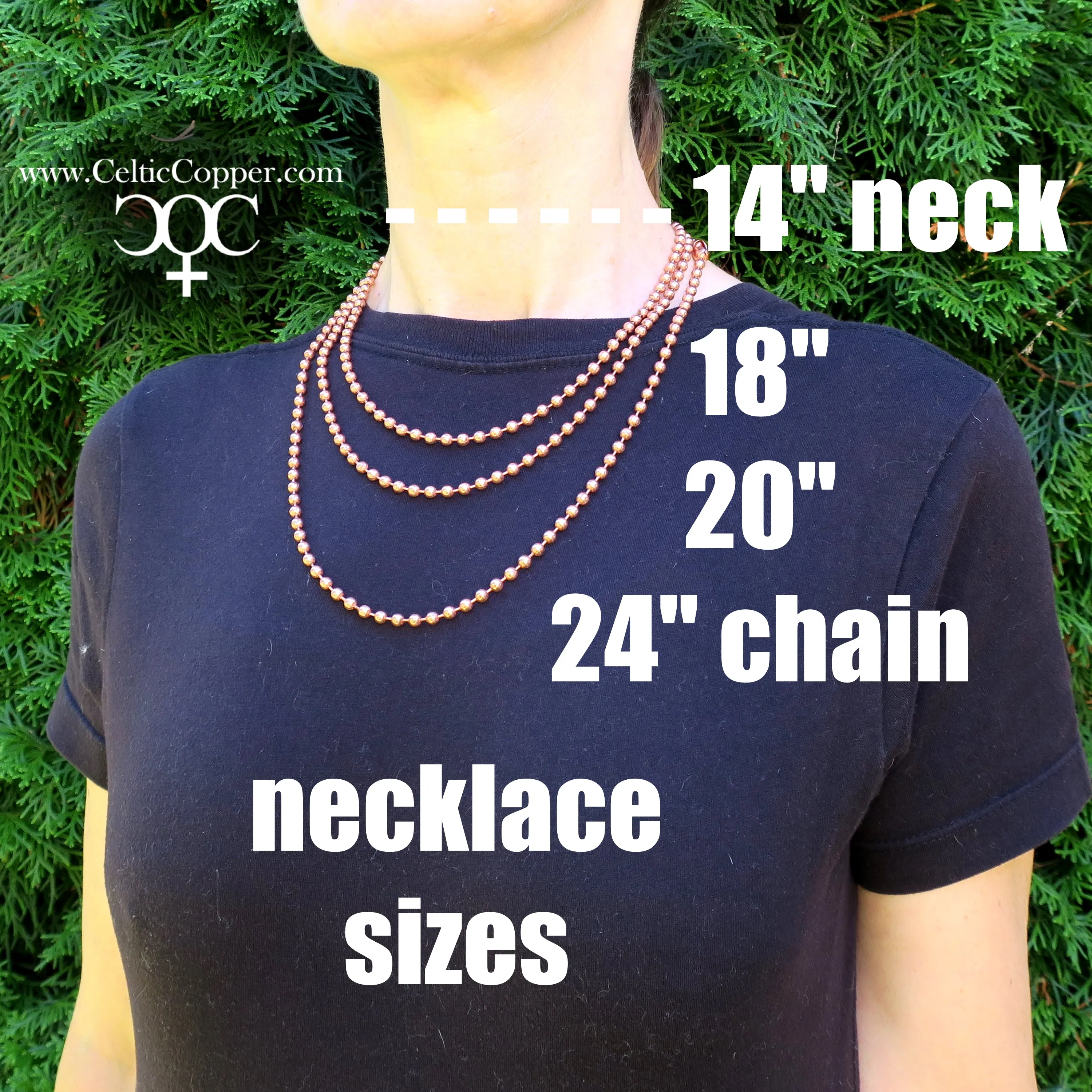 Solid Copper Necklace Chain Heavy Cuban Curb Chain Necklace NC76 Rugged 10mm Solid Copper Curb Chain Necklace 20 Inch Chain