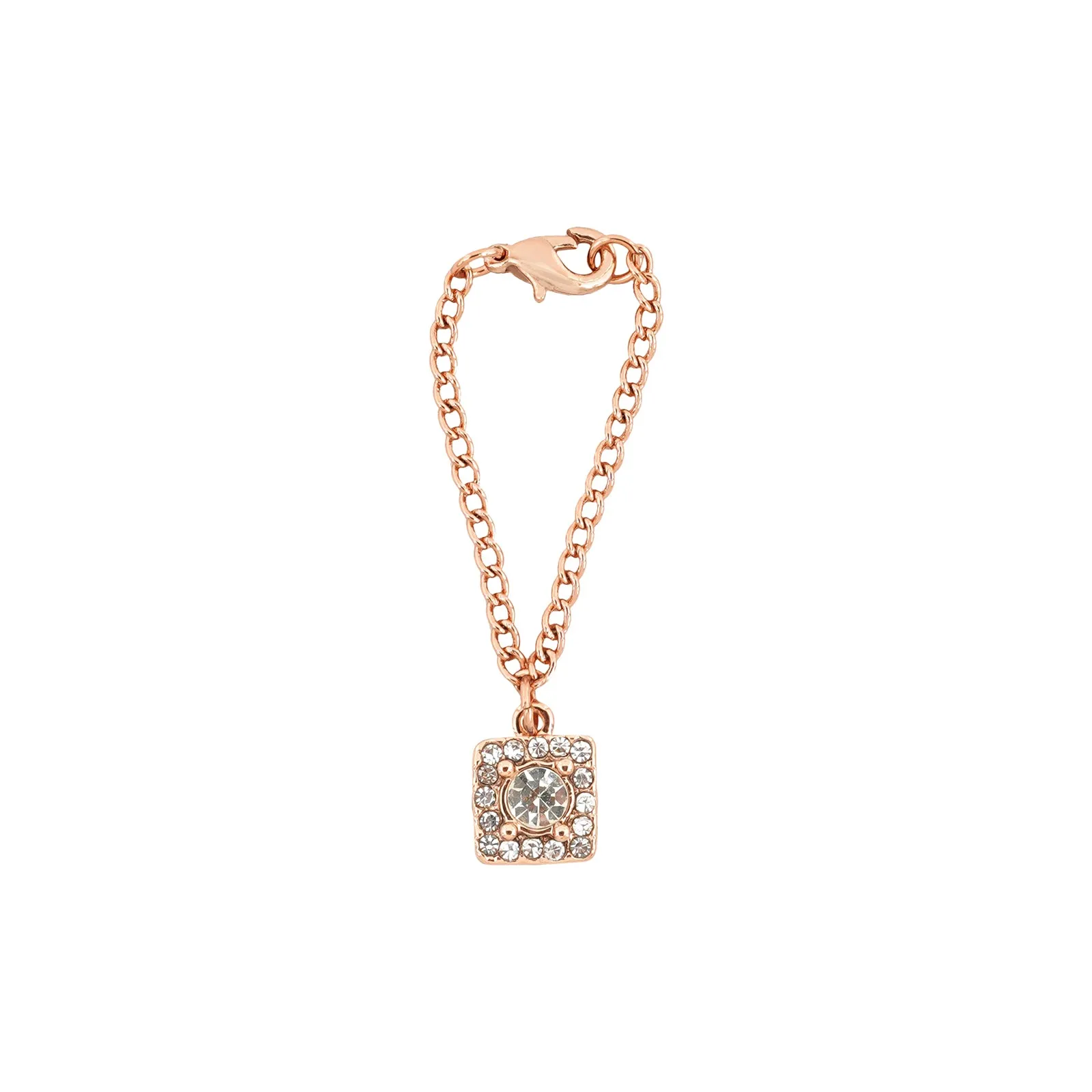 Sparkling Rose Gold Watch & Charm Set