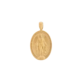 St. Mary Pendant - Gold