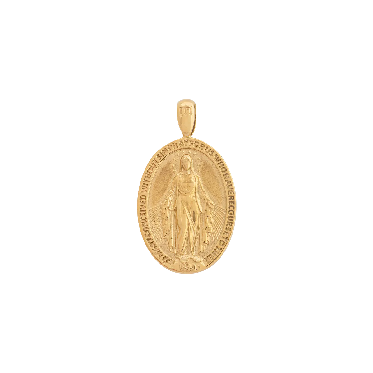 St. Mary Pendant - Gold