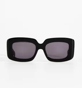 Sun Worship Bio-Acetate Sunglasses - Black with Smoke Lens