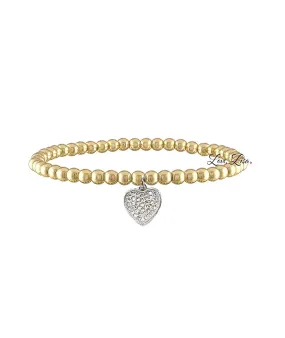 Sweetest Little Heart Beaded Bracelet