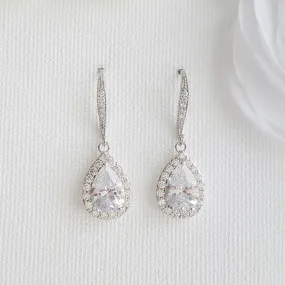 Teardrop Dangle Earrings-Emma