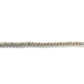 Tennis Bracelet With Soft Rainbow CZ Stones